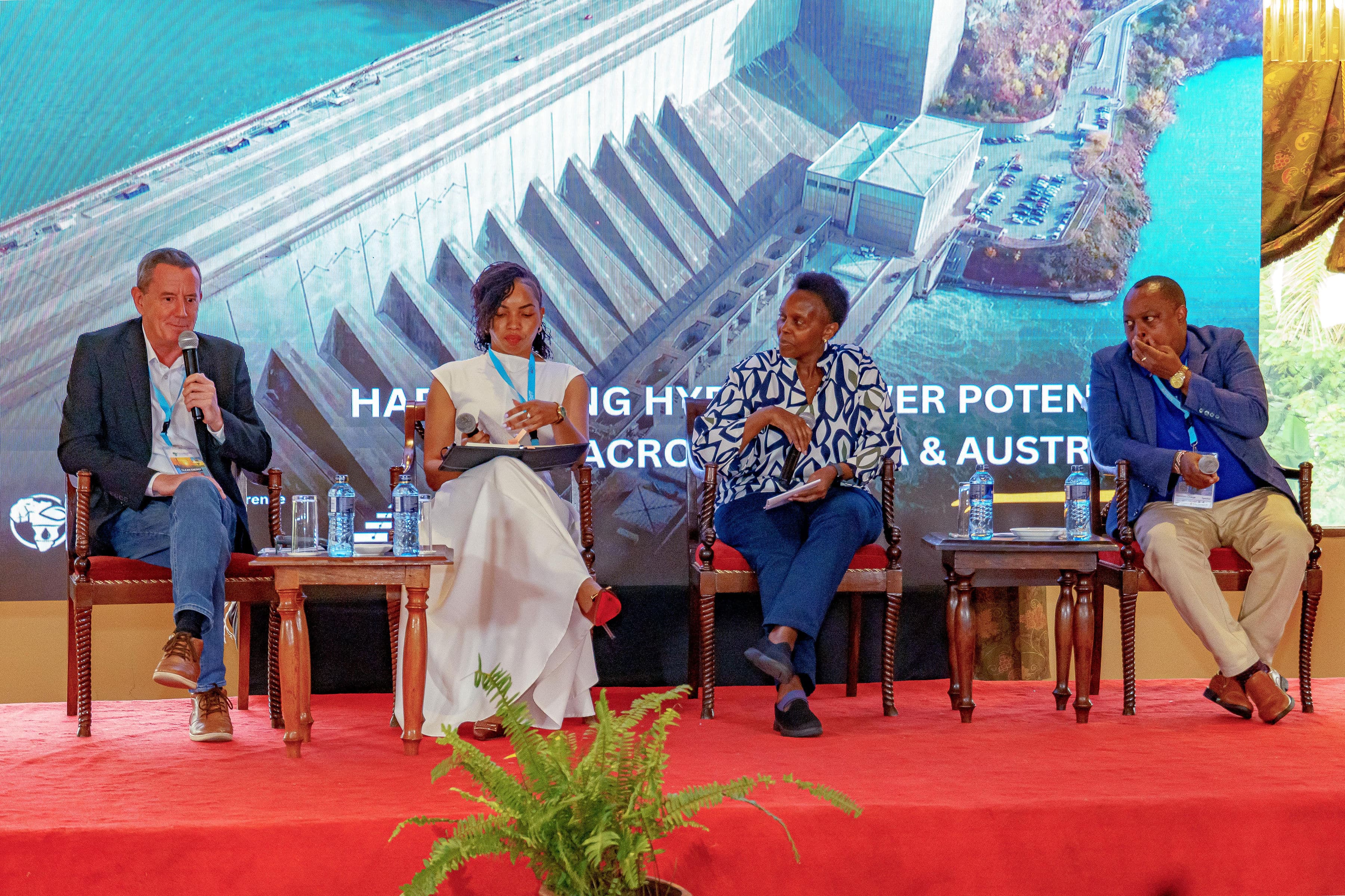 Highlight moment from an energy industry panel discussion