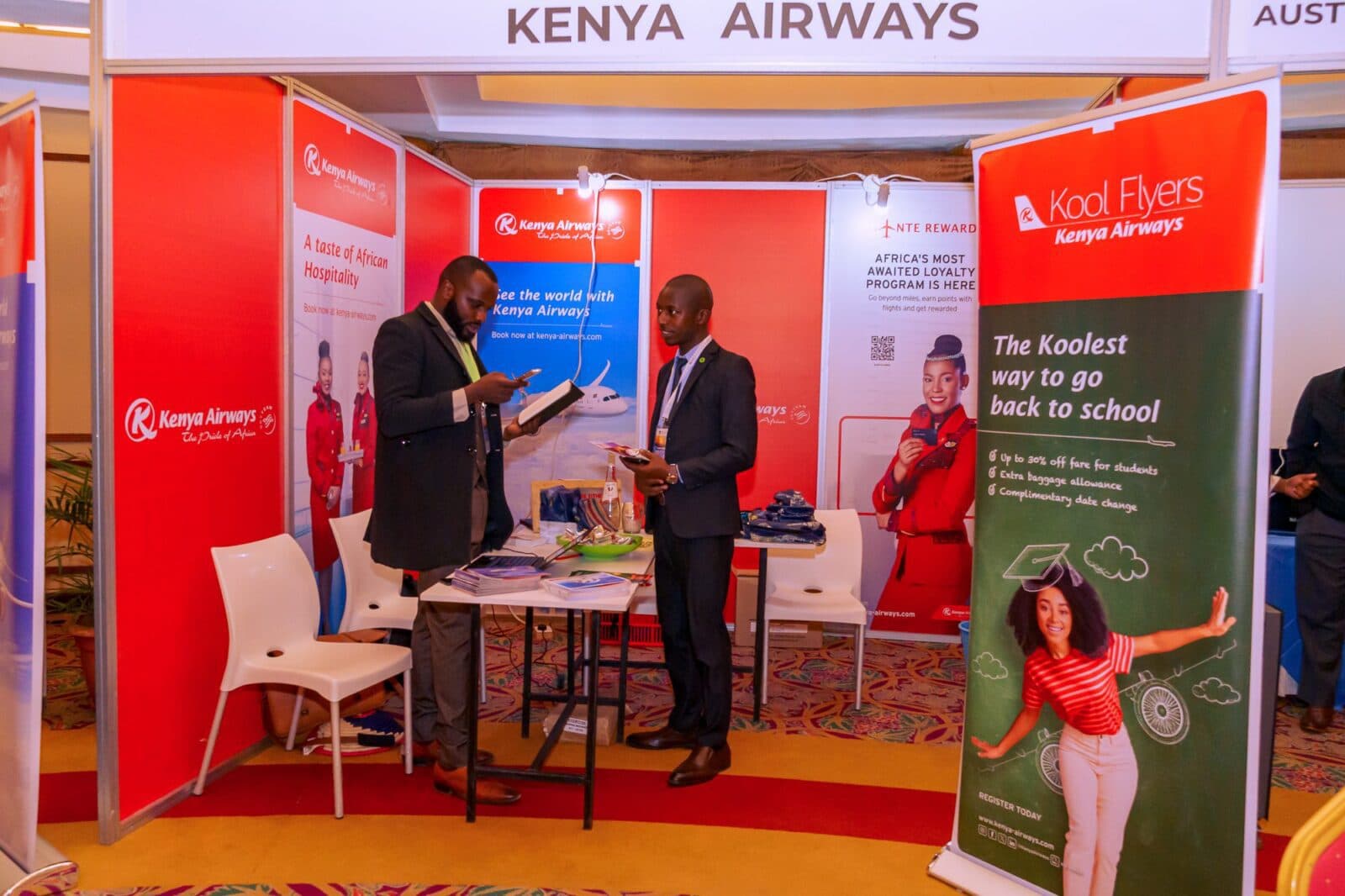 Exhibition floor interaction